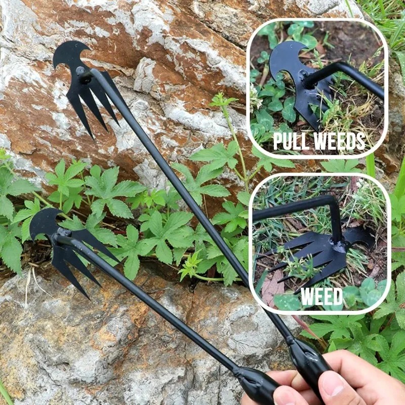 Gardening Tools Hoe - 2'si 1 Arada Bahçe Tırmığı Manuel