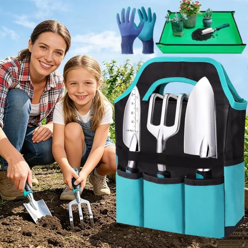 Gardening Tools Set Gift - 7 adet bahçe el aletleri seti