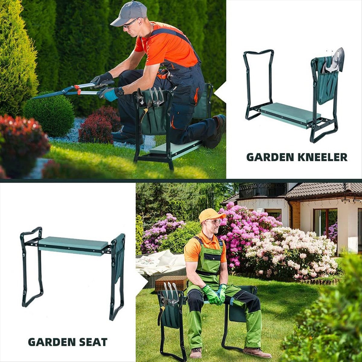 Gardening Tools For Seniors - B23BBG 2'si 1 Arada Bahçe Dizliği