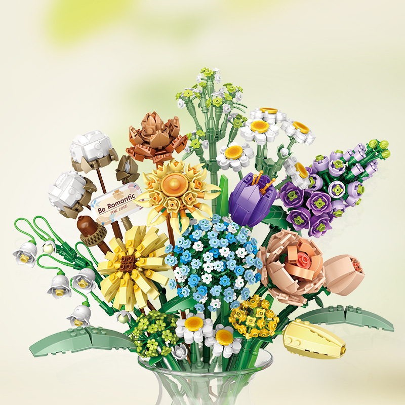 Gardening Tools Kids Set - Romantik Güller Çiçekler Ayçiçeği Nergis Bahçeleri