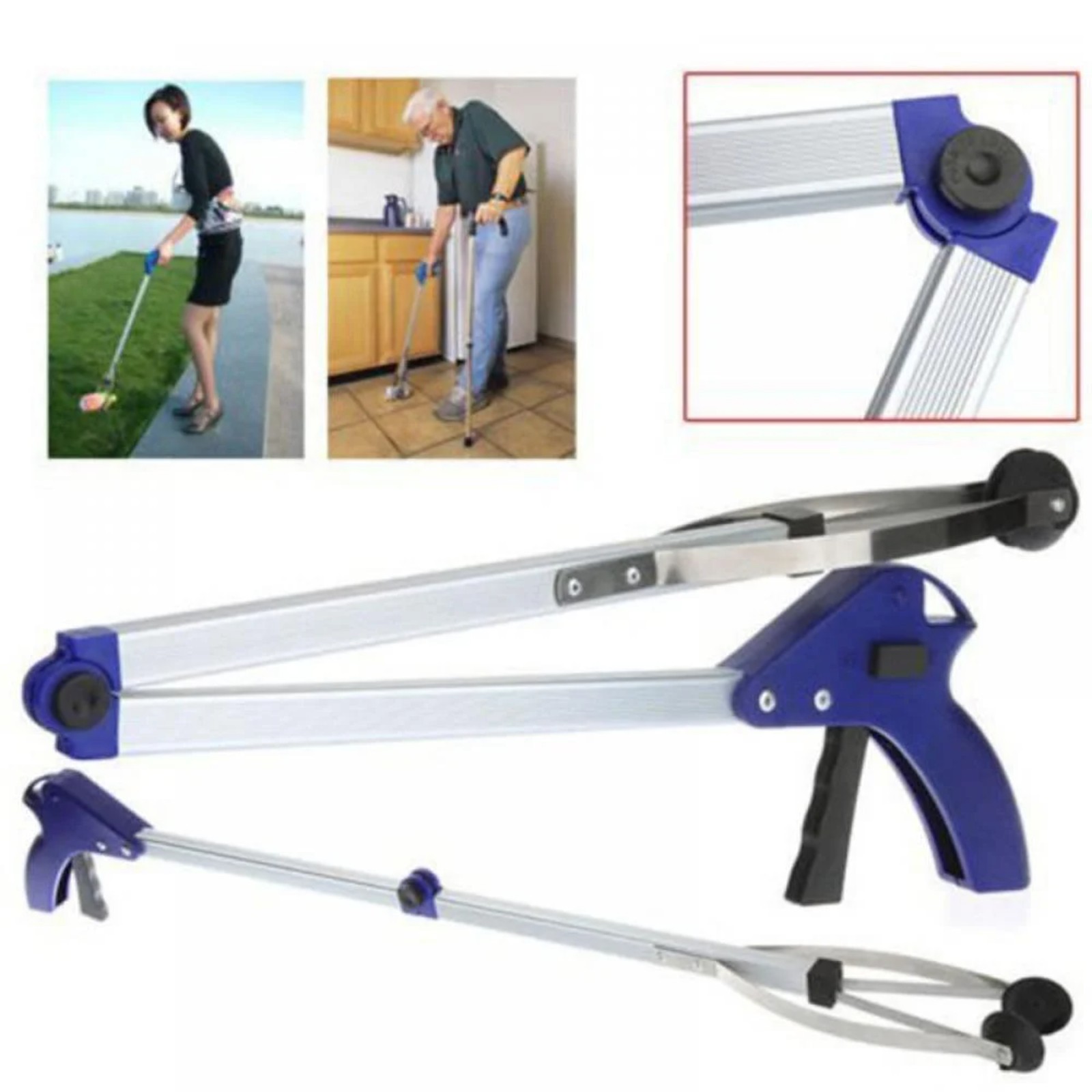 Gardening Tools For Seniors - Uzun Katlanabilir Kalın Alüminyum Alaşımlı Yardımcı