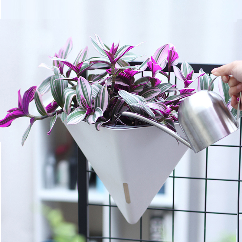 Vertical Wall Planter - Moda Üçgen Duvara Monte Saksılar Kendinden