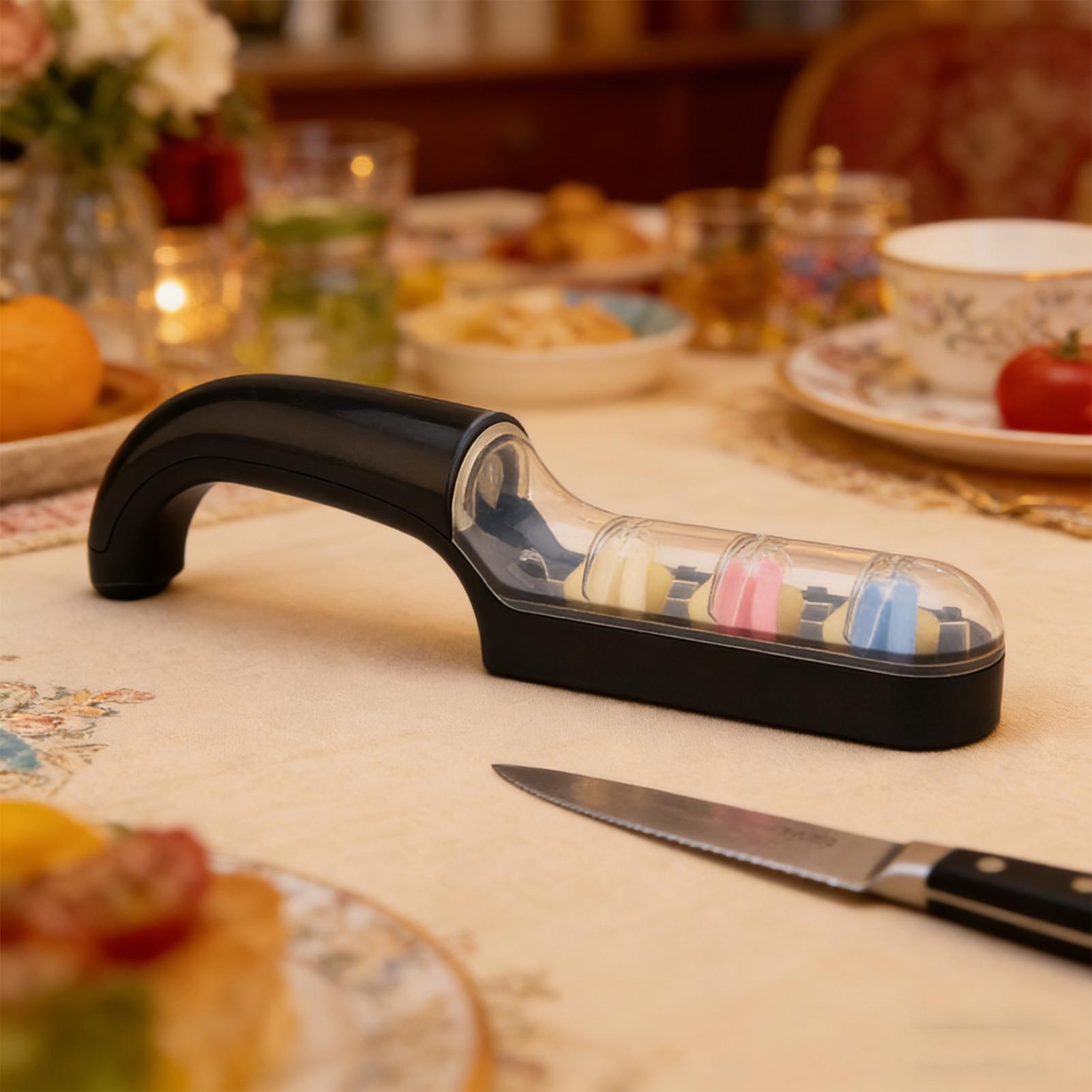 Gardening Tools For Seniors - Kesici Bıçak Bileyleyici 3 Aşamalı Kaymaz