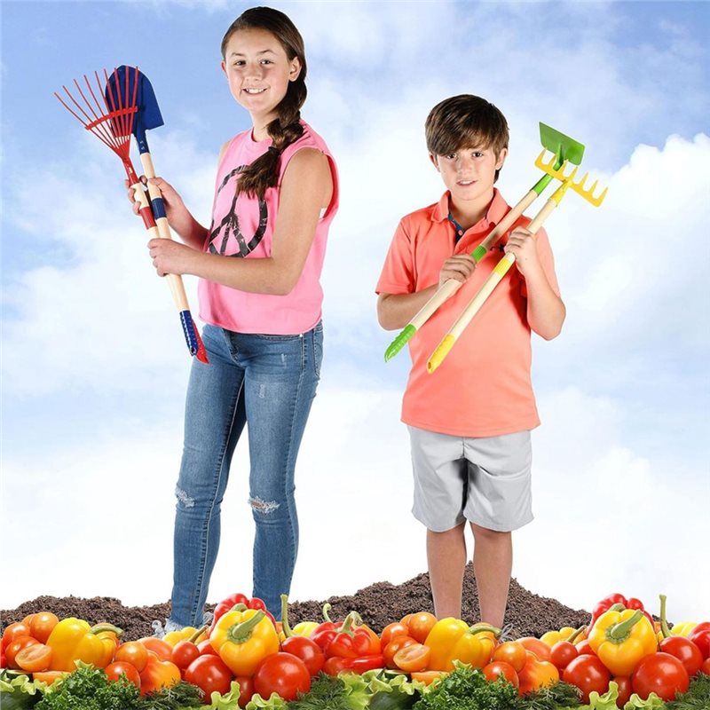 Gardening Tools Kids Set - B05C-Çocuklar İçin Bahçe Alet Seti 4