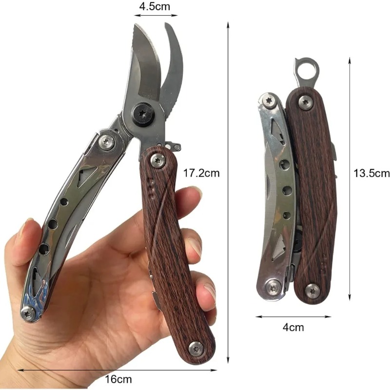 Garden Hand Trowel - 6'sı 1 Arada Bahçe Ağır Hizmet