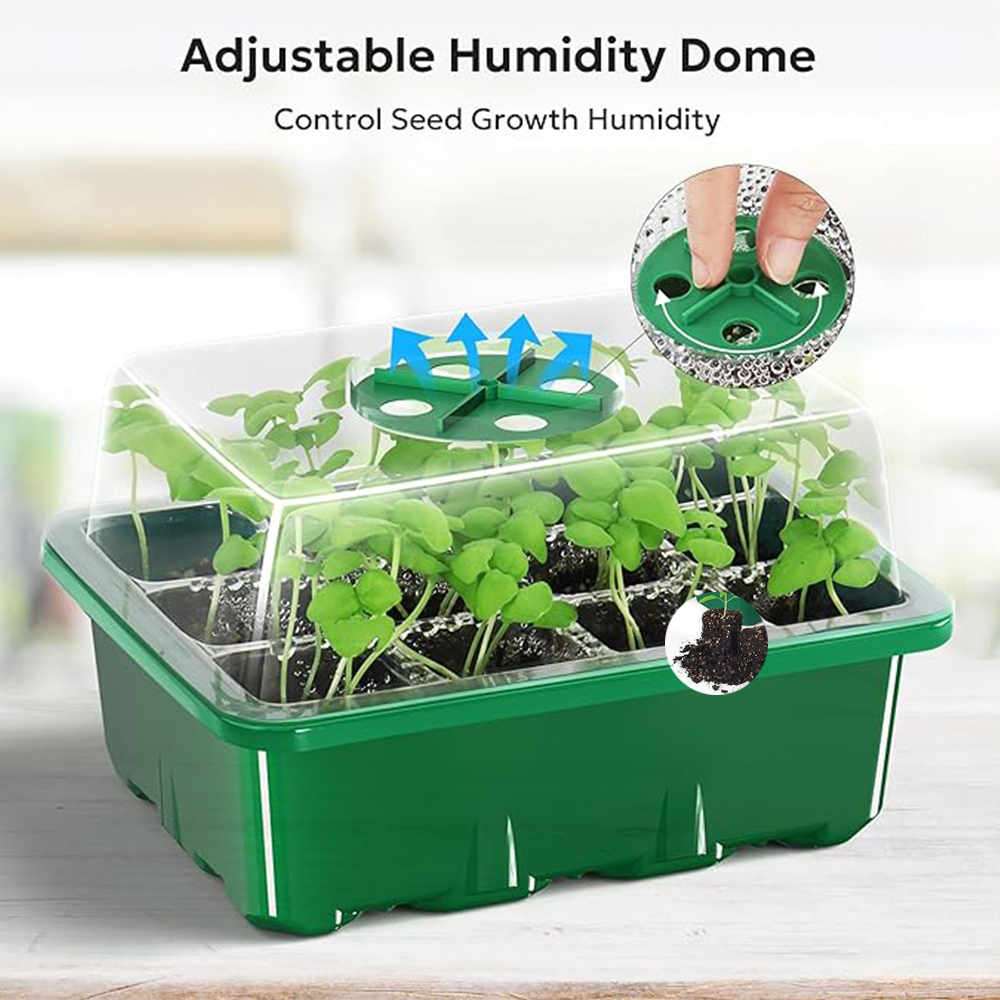 Propagation Tray Dome - 10'lu Set Fide Yetiştirme Tepsileri, Tohum