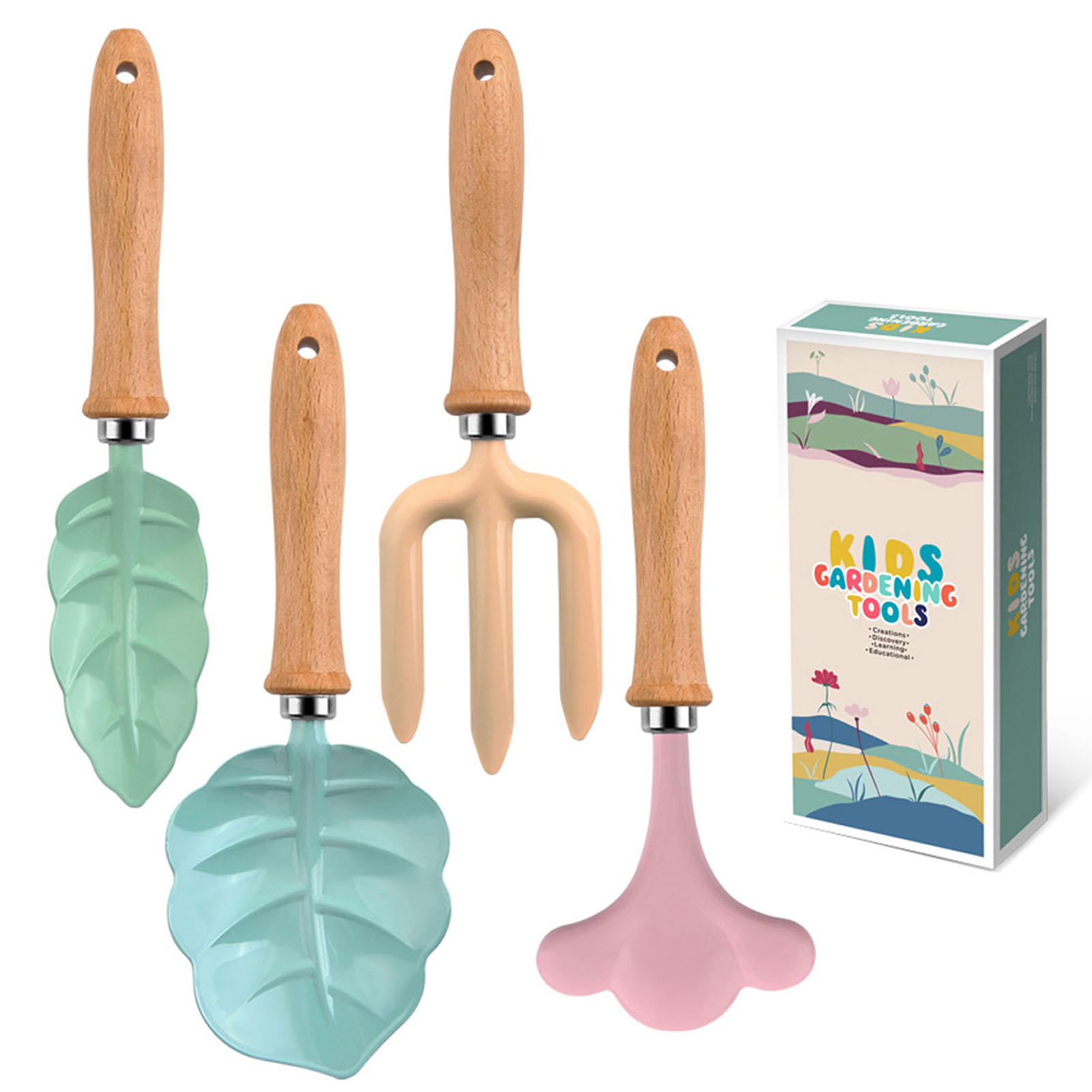 Gardening Tools Kids Set - Küçük bahçıvan aracı Set renkli güvenli