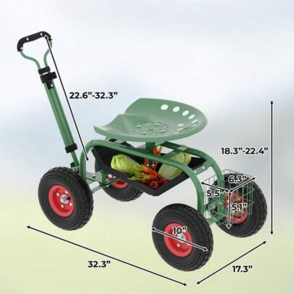Ağır Hizmet Tipi Tekerlekli Ba - Gardening Tools For Seniors incelemesi ve fiyatı