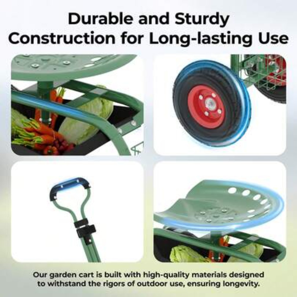 Ağır Hizmet Tipi Tekerlekli Ba - Gardening Tools For Seniors incelemesi ve fiyatı