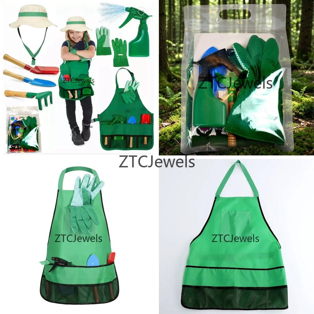 Çocuklar için bahçe önlüğü, el - Gardening Tools Kids Set incelemesi ve fiyatı