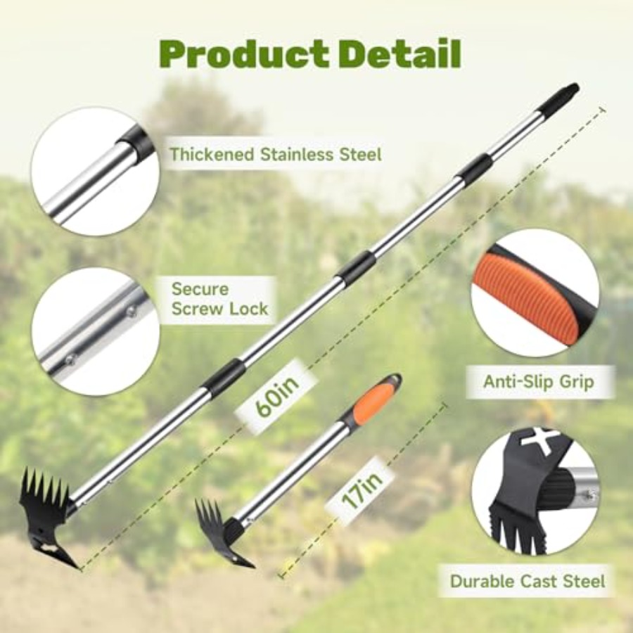 60 inç Uzun Saplı Yabani Ot Çe - Gardening Tools Hoe incelemesi ve fiyatı
