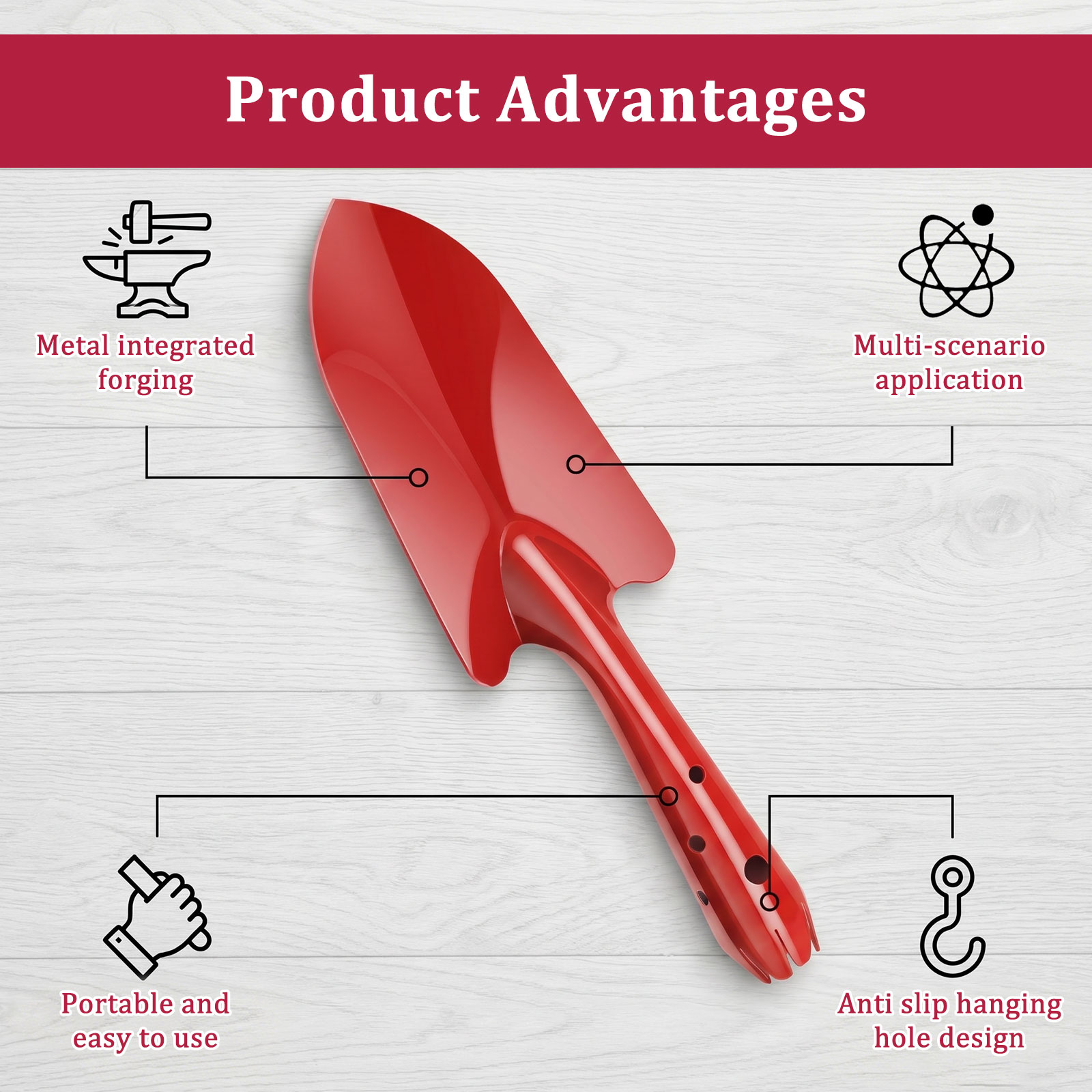 Bahçe Küreği Paslanmaz Metal B - Gardening Tools Hoe incelemesi ve fiyatı