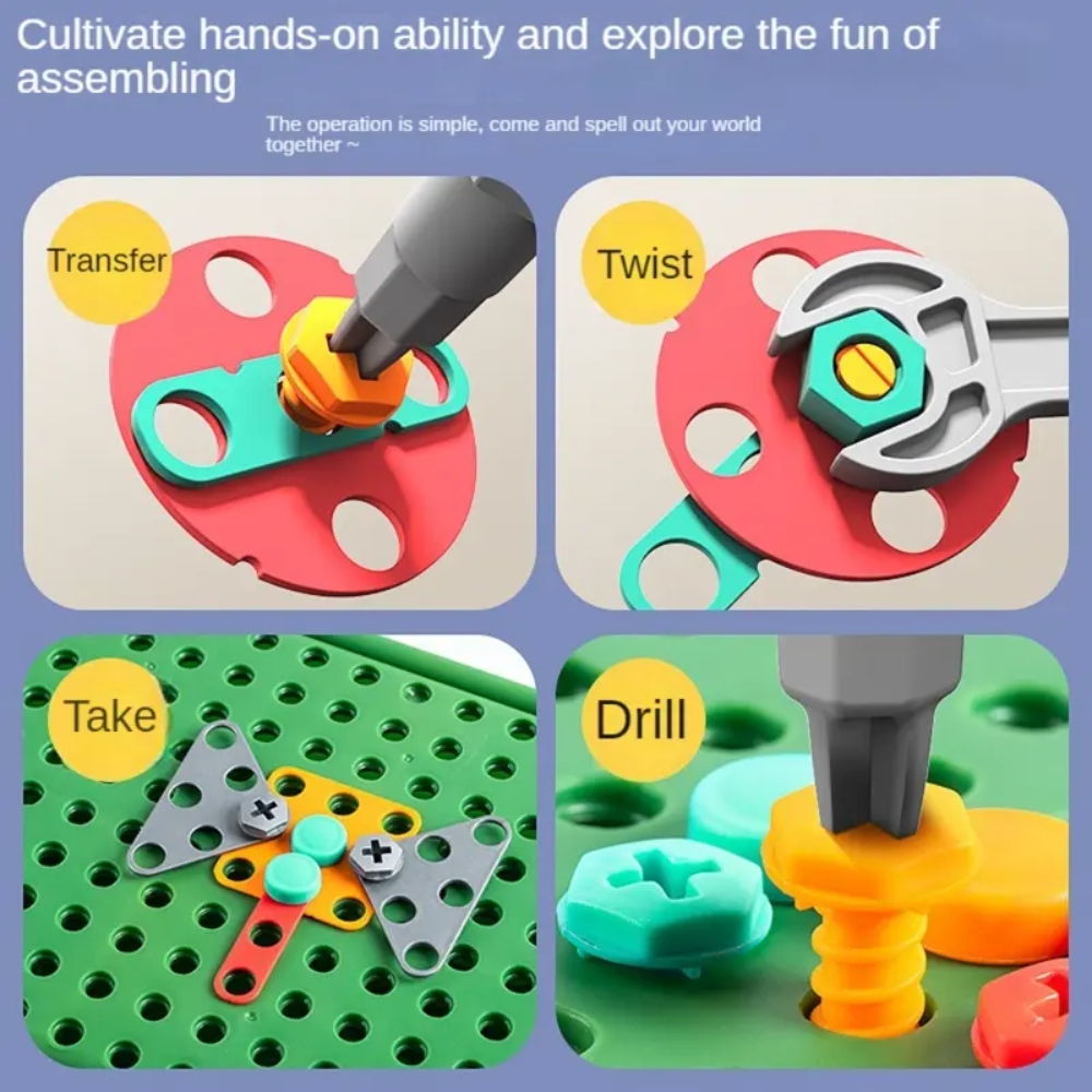 450 Adet Çocuk STEM Matkap Set - Gardening Tools Kids Set incelemesi ve fiyatı