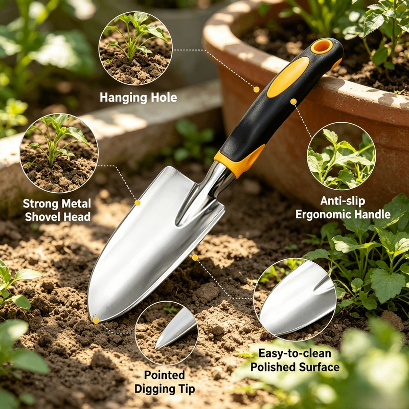 Ağır Hizmet Tipi Paslanmaz Çel - Garden Hand Trowel incelemesi ve fiyatı