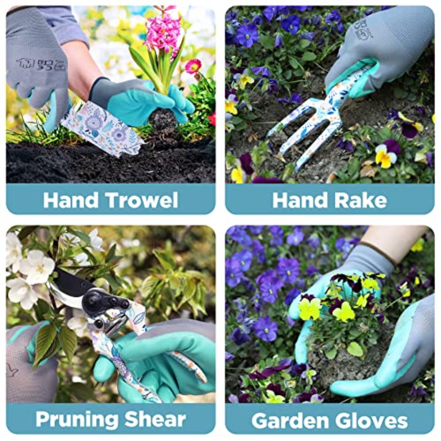 5 adet bahçe alet seti, çantal - Gardening Tools Set Gift incelemesi ve fiyatı