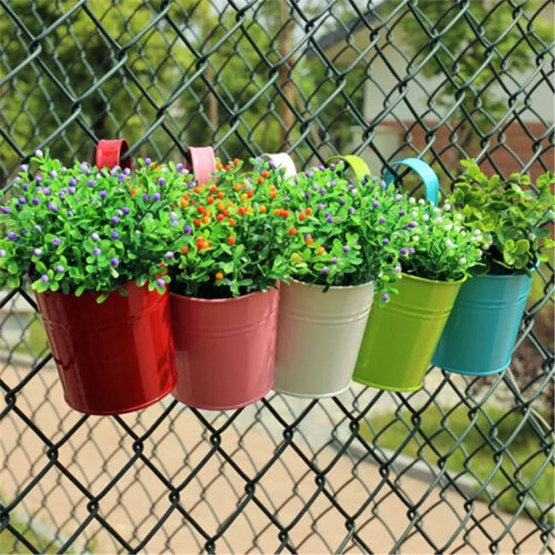 10 renkler Metal demir çiçek d - Vertical Wall Planter incelemesi ve fiyatı